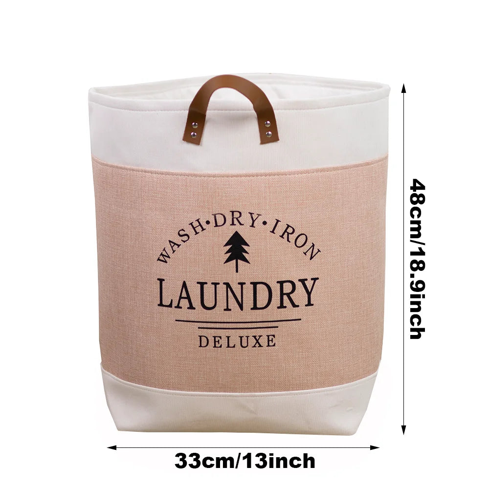 Oxford Fabric Dirty Clothes Basket Large-capacity Household Foldable Laundry Basket Storage Bag for Laundry Room Dorm