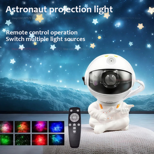 Astronaut Projector LED Night Light Starry Sky Projector Lamp Bedroom Decor Kids Gift Childrens Room Paints Educational Fun