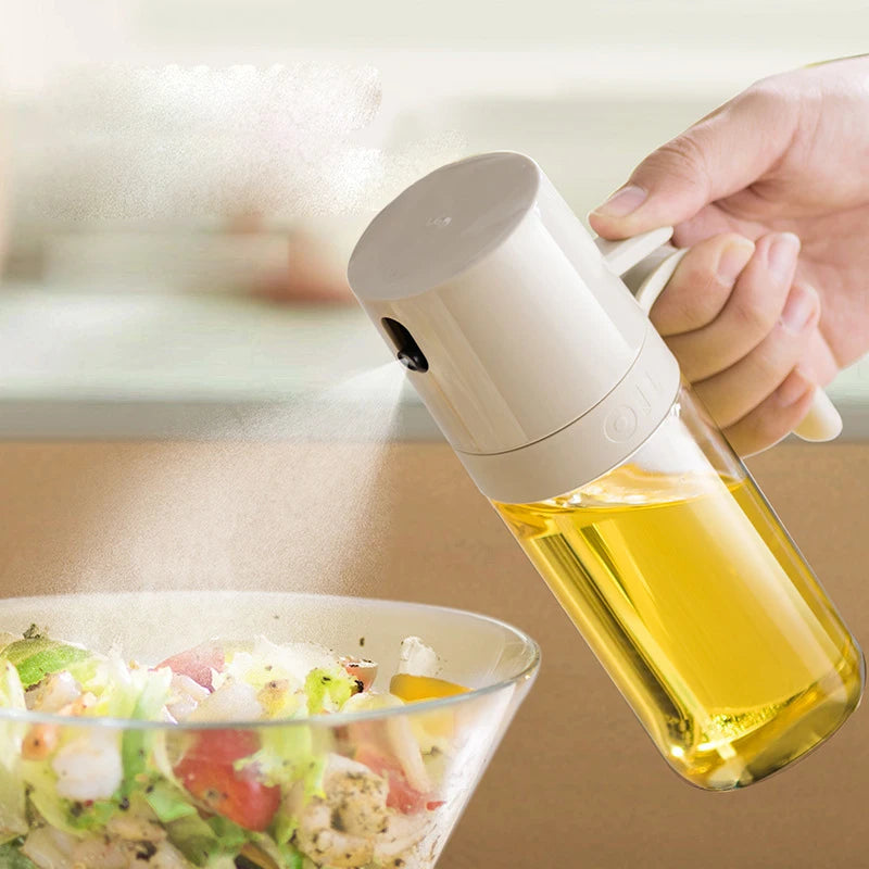 [Glass] Oil Spray Bottle 250ml High Borosilicate Glass Cooking Oil Dispensers Olive Oil Sprayer Mister for Air Fryer Salad Baking