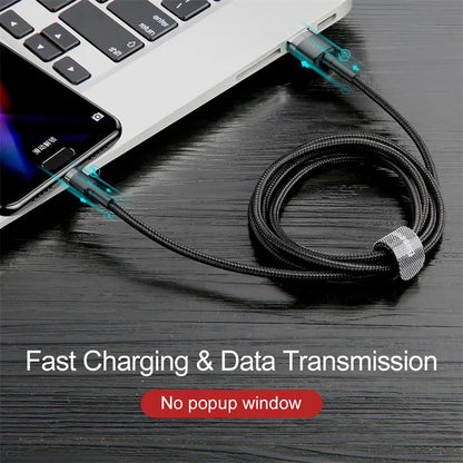 Baseus Fast Charging USB Type C Cable for Samsung S10 S9 Quick Charge 3.0 Cable USB C for Huawei P30 Xiaomi USB-C Charger Wire