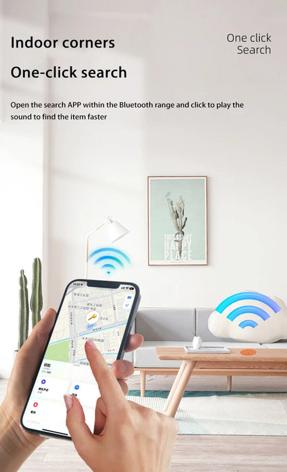 For Apple Find My Smart Air Tag Mini Smart Tracker Bluetooth GPS Smart Tag Anti-lost Finder Car Key Wallet Bike Works