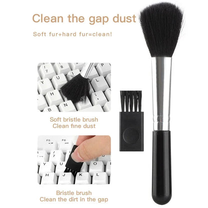 18-in-1 Keyboard & Electronics Cleaning Kit – Screen Brush, Keycap Puller, Earphone Tools