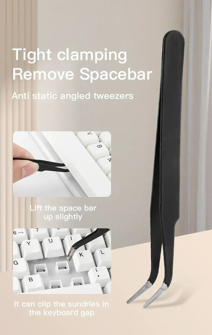 18-in-1 Keyboard & Electronics Cleaning Kit – Screen Brush, Keycap Puller, Earphone Tools