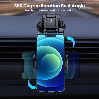 TOPK Universal Car Phone Holder – Gravity Dashboard Mount for iPhone, Samsung, Xiaomi & More