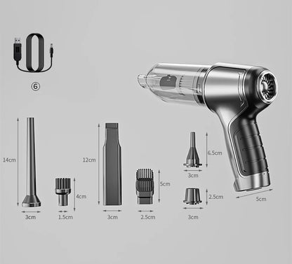 High Power Cordless Car Vacuum Cleaner – 95000PA Deep Clean Handheld Device