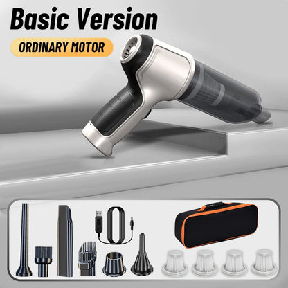 High Power Cordless Car Vacuum Cleaner – 95000PA Deep Clean Handheld Device