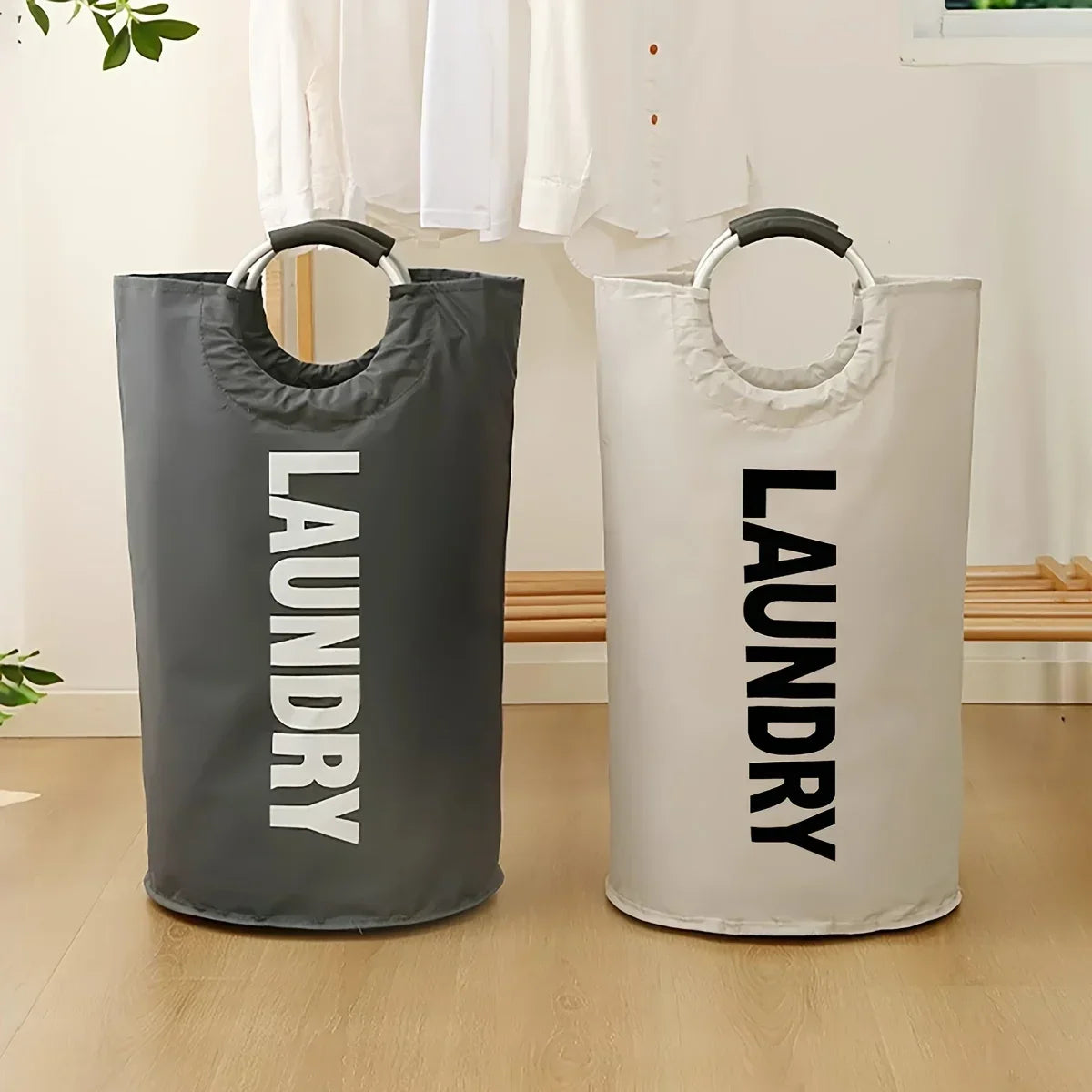 Oxford Fabric Dirty Clothes Basket Large-capacity Household Foldable Laundry Basket Storage Bag for Laundry Room Dorm