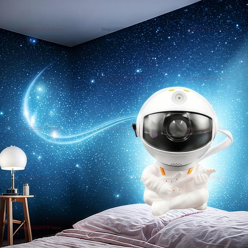 Astronaut Projector LED Night Light Starry Sky Projector Lamp Bedroom Decor Kids Gift Childrens Room Paints Educational Fun