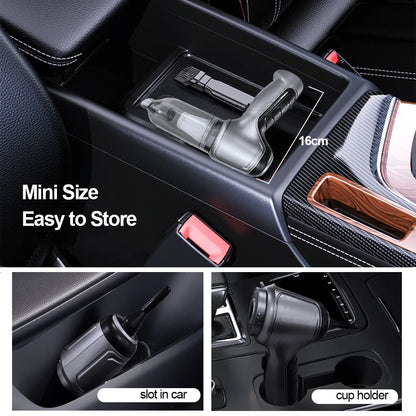 High Power Cordless Car Vacuum Cleaner – 95000PA Deep Clean Handheld Device