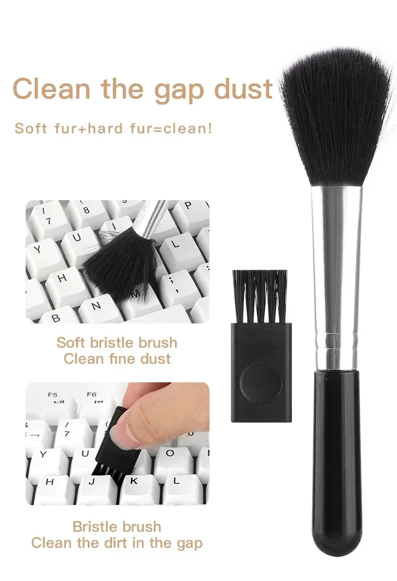 18-in-1 Keyboard & Electronics Cleaning Kit – Screen Brush, Keycap Puller, Earphone Tools