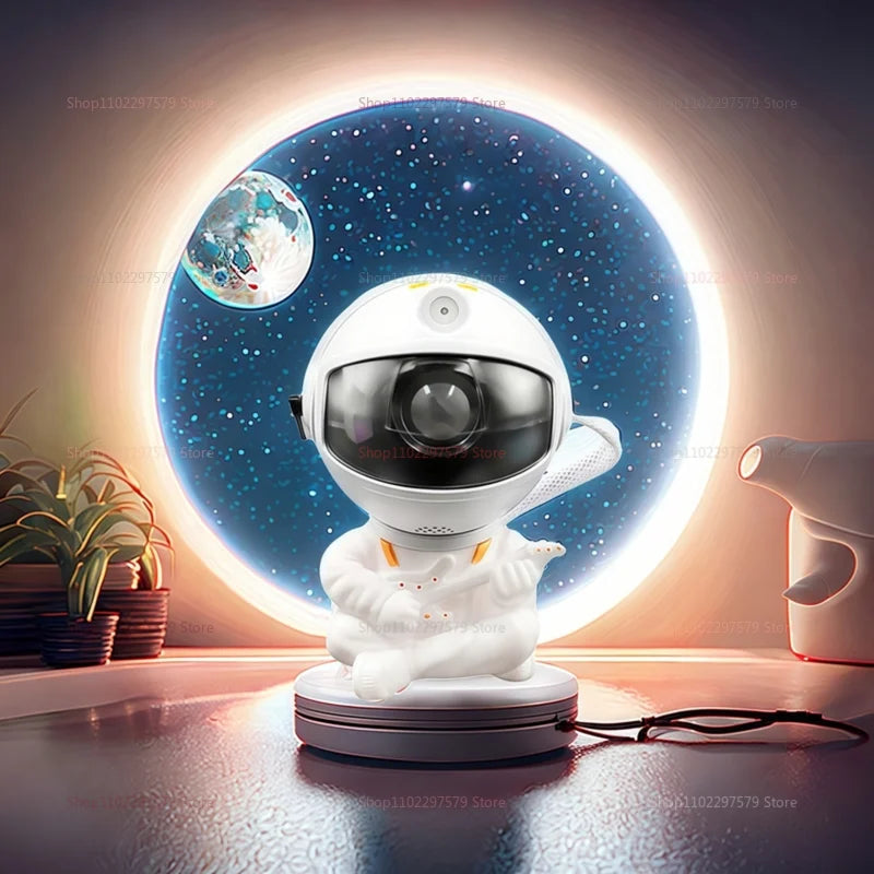 Astronaut Projector LED Night Light Starry Sky Projector Lamp Bedroom Decor Kids Gift Childrens Room Paints Educational Fun