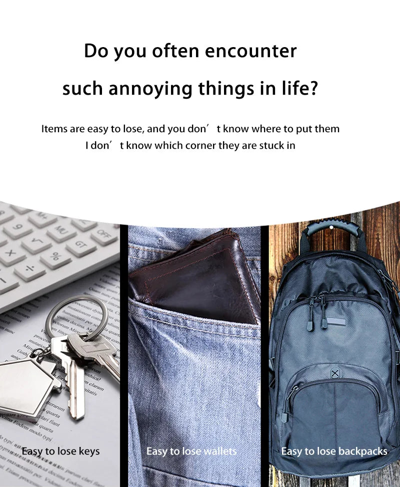 For Apple Find My Smart Air Tag Mini Smart Tracker Bluetooth GPS Smart Tag Anti-lost Finder Car Key Wallet Bike Works