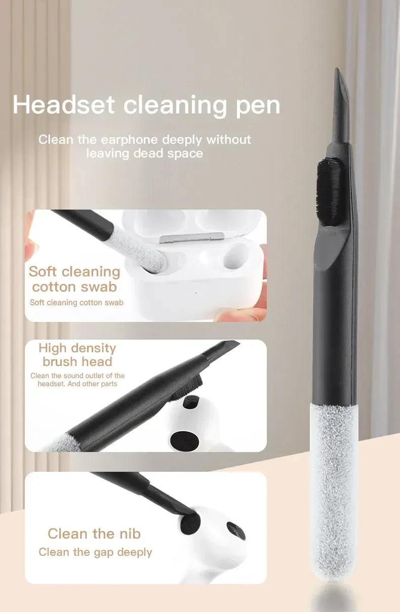18-in-1 Keyboard & Electronics Cleaning Kit – Screen Brush, Keycap Puller, Earphone Tools